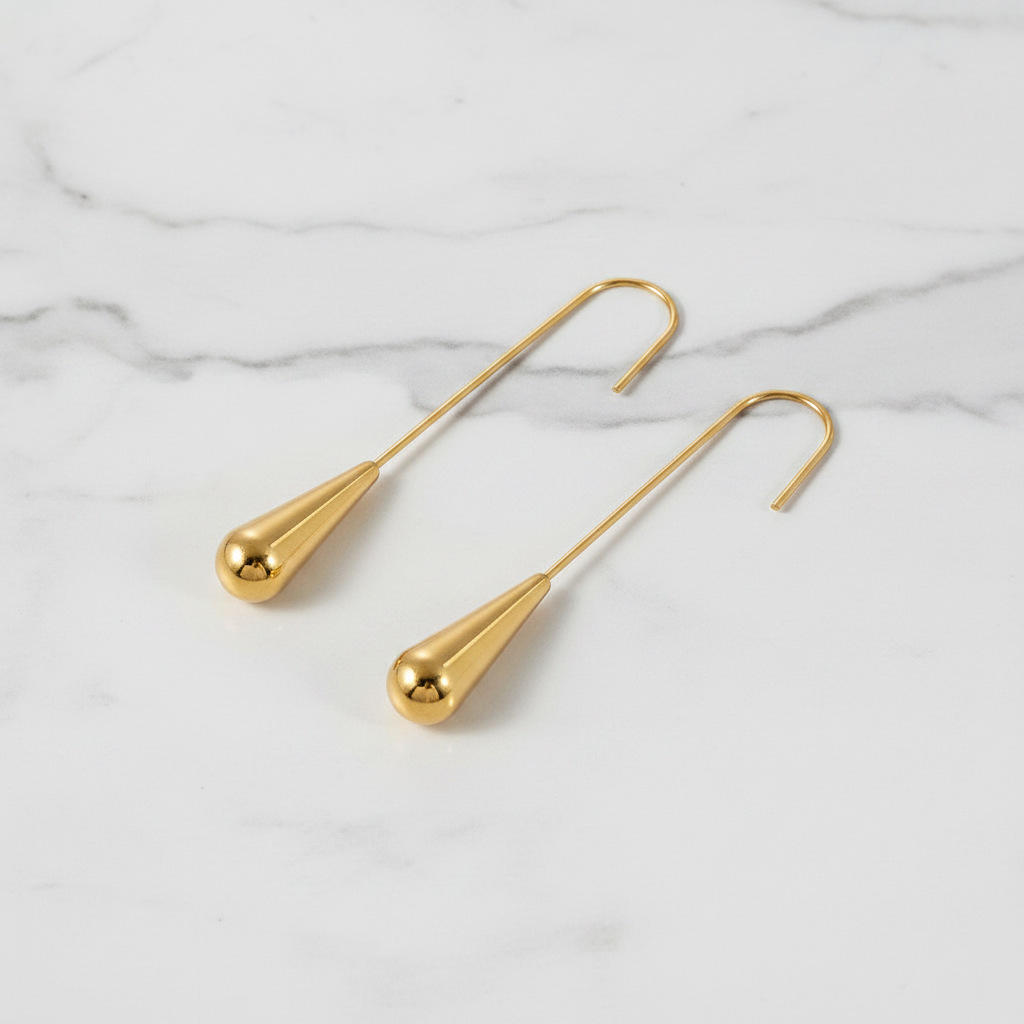 Elegant light weight waterdrop dangle earrings