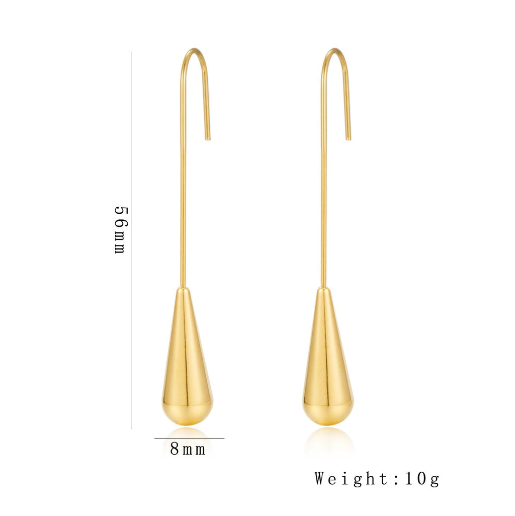 Elegant light weight waterdrop dangle earrings